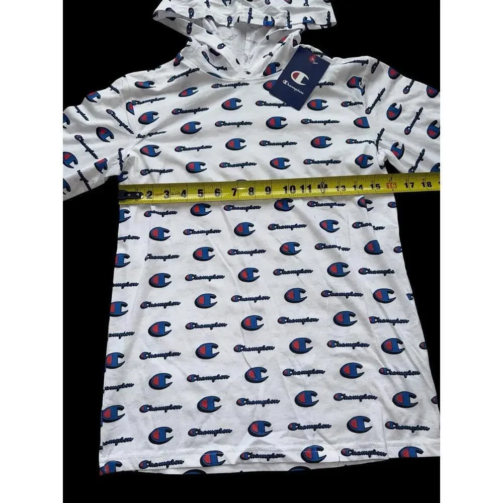 Champion Youth Boys Long-Sleeve Pullover All-over Print Long Sleve Shirt L